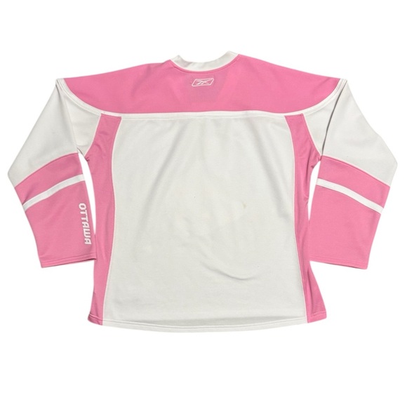 REEBOK Women's NHL Ottawa Senators Jersey - Pink/ White, 2XL - Picture 3 of 5